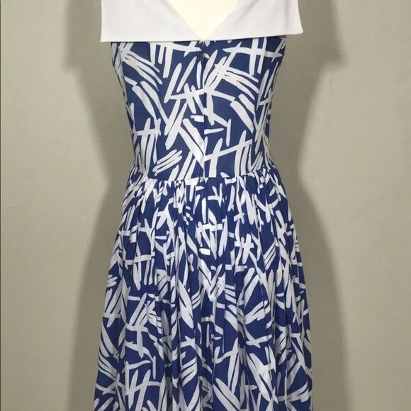 Hey Sailor Blue Vintage Handmade Dress - Picture 6 of 6